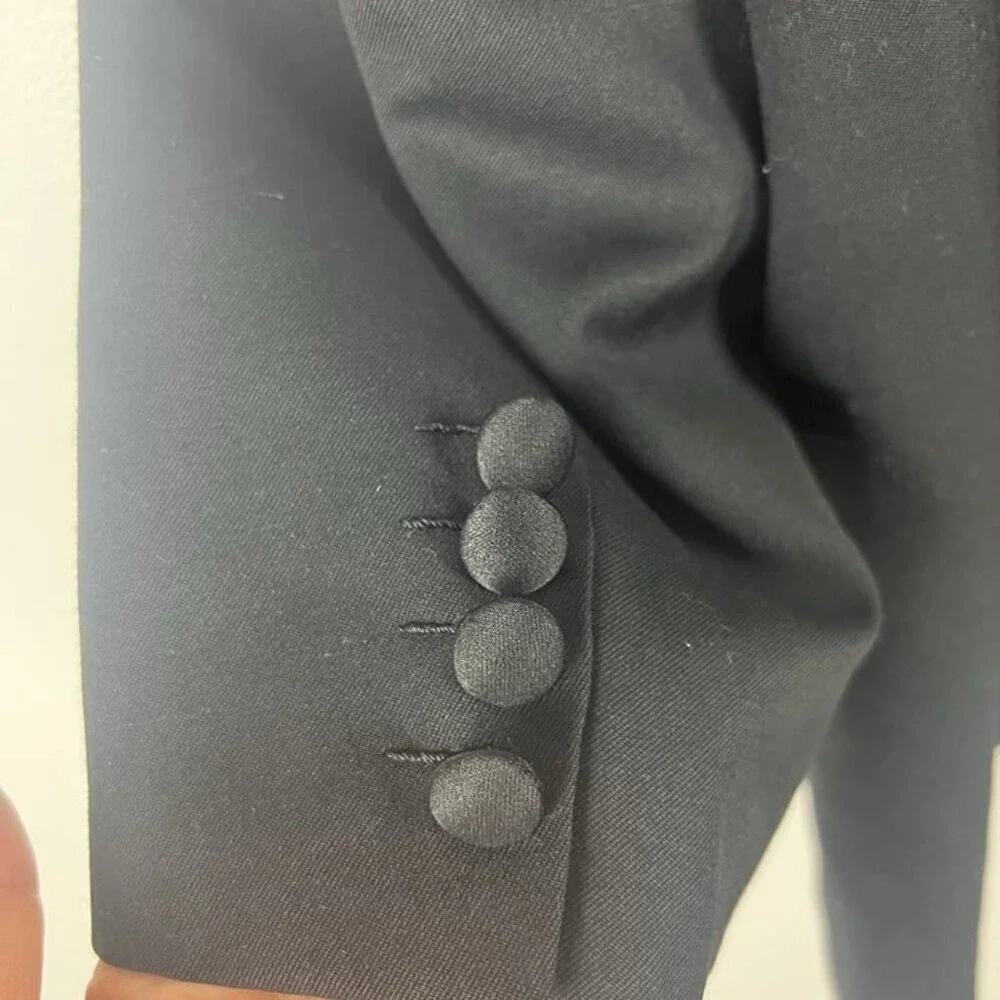 VTG Hugo Boss 40 R‎ Super 100 Virgin Wool Gentleman's Dinner Tuxedo Jacket Prom